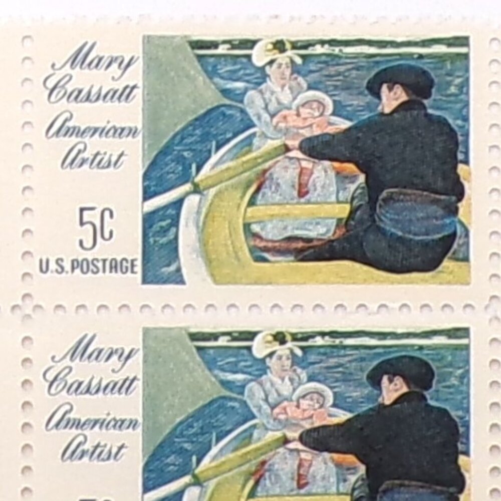 United States Stamps Block of 4  US #1322 1965 Mary Cassatt - Picture 5 of 5
